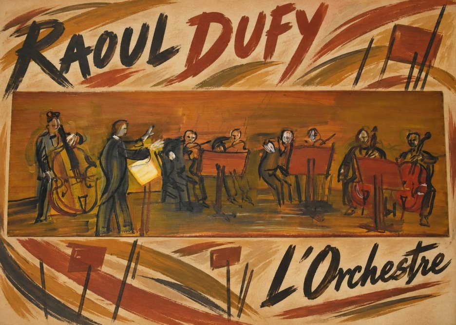 Raoul Dufy L'orchestre No5 - Póster
