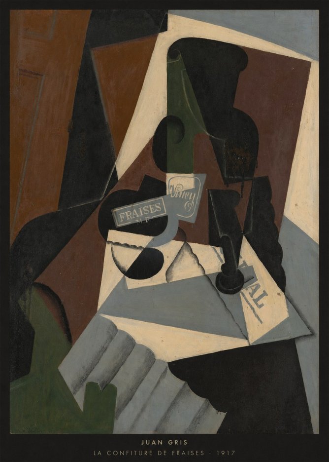 Juan Gris La Confiture De Fraises No6 - Póster