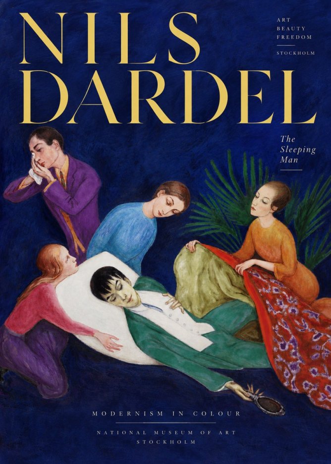 Nils Dardel The Sleeping Man No3 - Póster