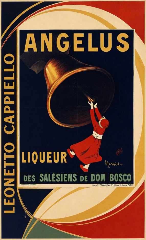 Leonetto Cappiello Angelus Liqueur No2 - Póster