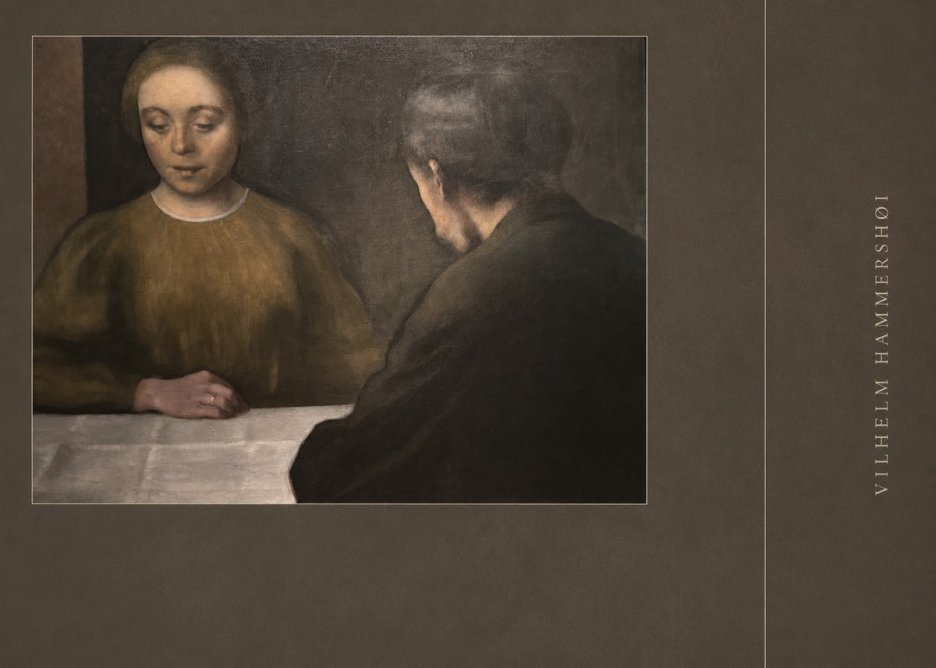 Vilhelm Hammershøi A Conversation No2 - Póster