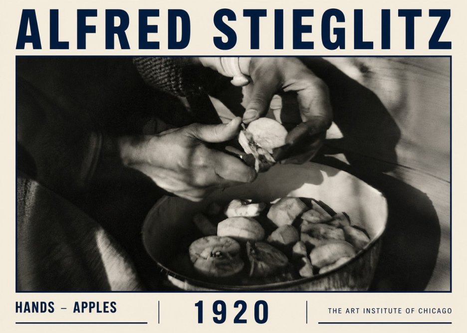 Alfred Stieglitz Hands - Apples No6 - Póster