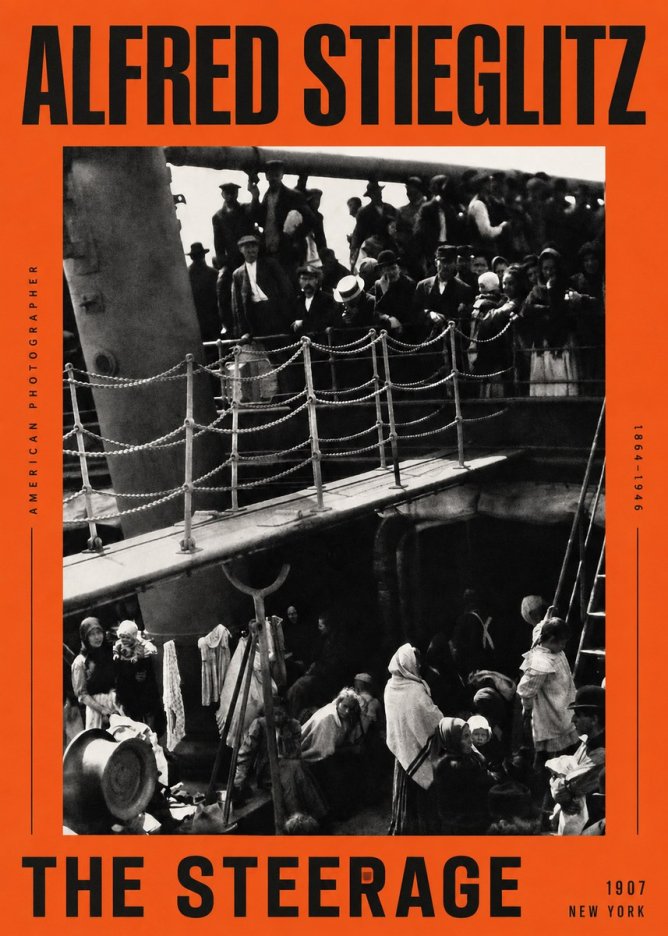 Alfred Stieglitz The Steerage – 1907 No2 - Póster
