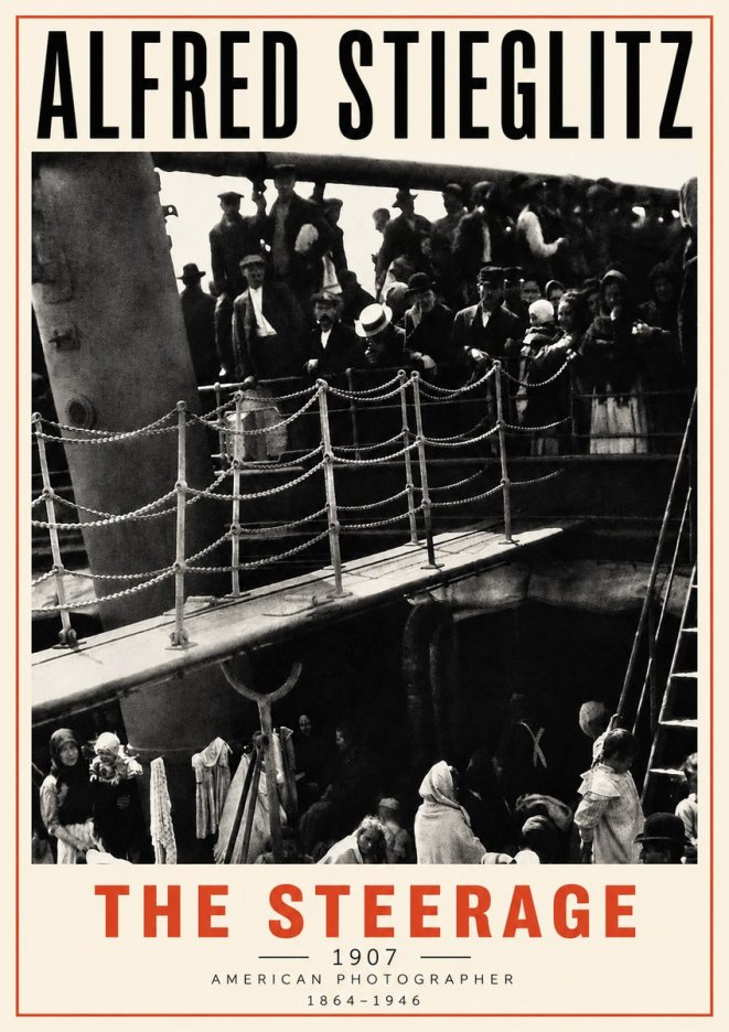 Alfred Stieglitz The Steerage – 1907 No3 - Póster