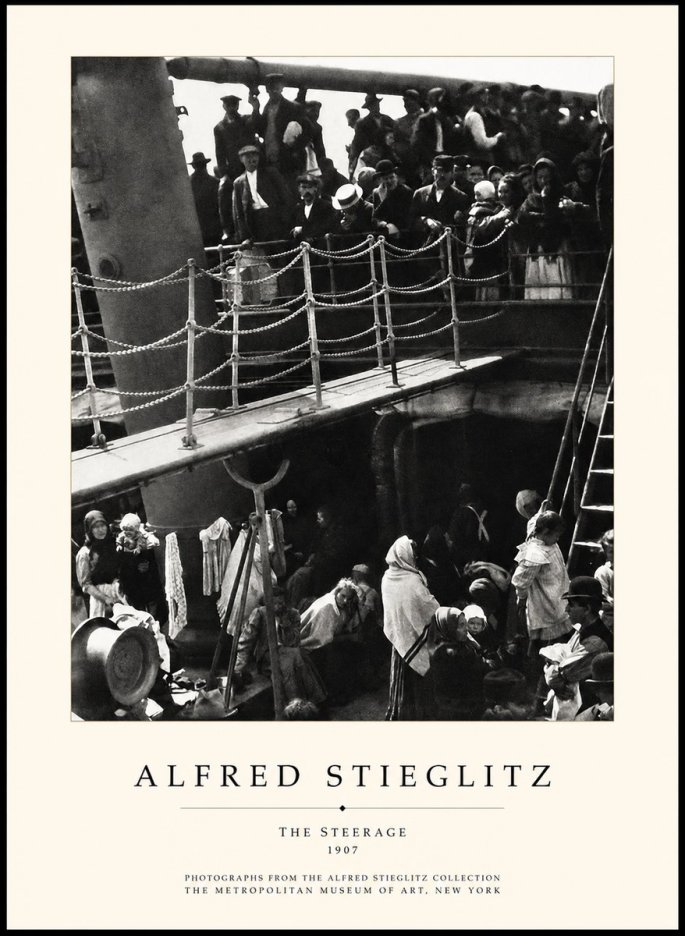 Alfred Stieglitz The Steerage – 1907 No5 - Póster