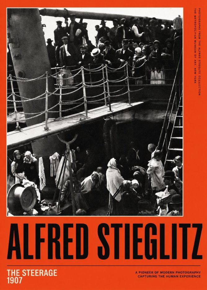 Alfred Stieglitz The Steerage – 1907 No6 - Póster