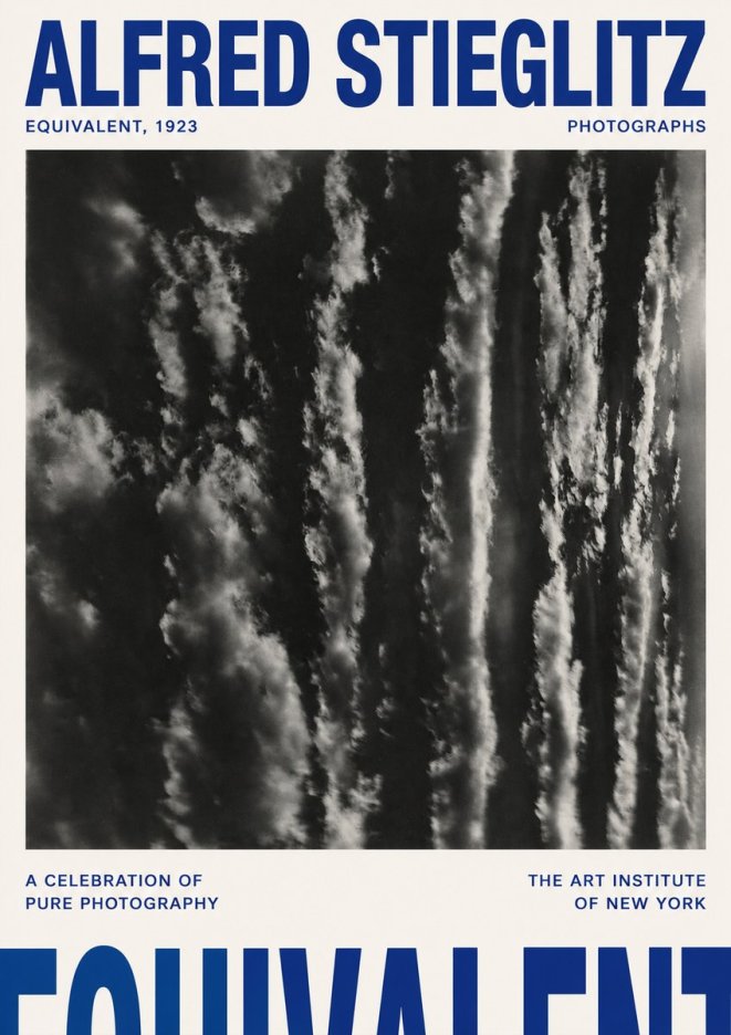 Alfred Stieglitz Equivalent I No4 - Póster