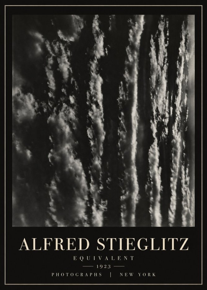 Alfred Stieglitz Equivalent I No6 - Póster