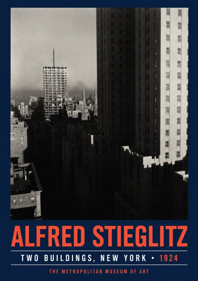 Alfred Stieglitz Two Buildings, New York No2 - Póster