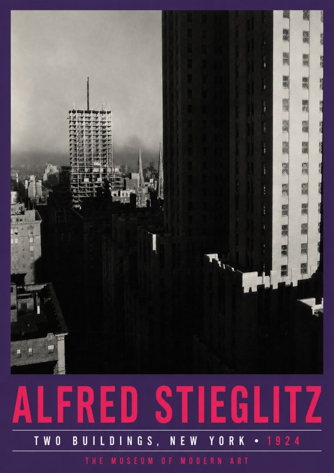 Alfred Stieglitz Two Buildings, New York No5 - Póster