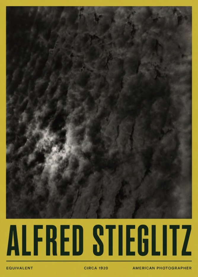 Alfred Stieglitz Equivalent II No4 - Póster