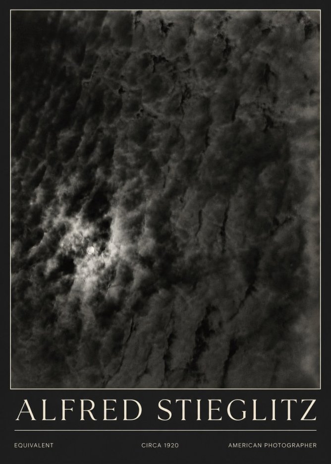 Alfred Stieglitz Equivalent II No5 - Póster