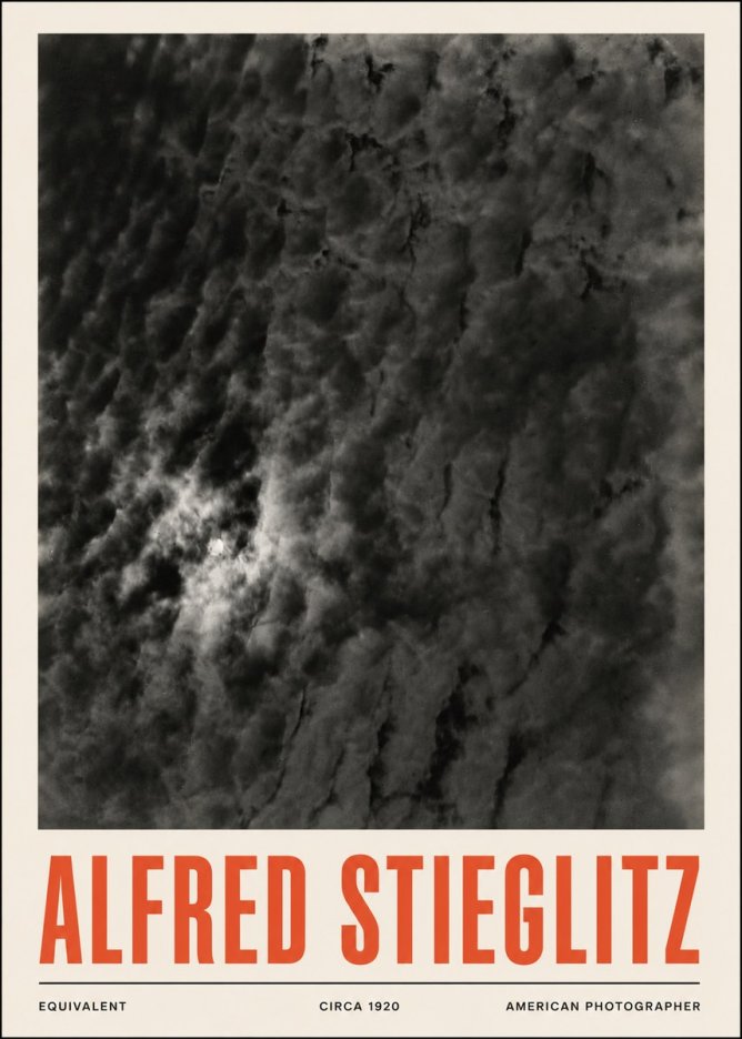 Alfred Stieglitz Equivalent II No6 - Póster