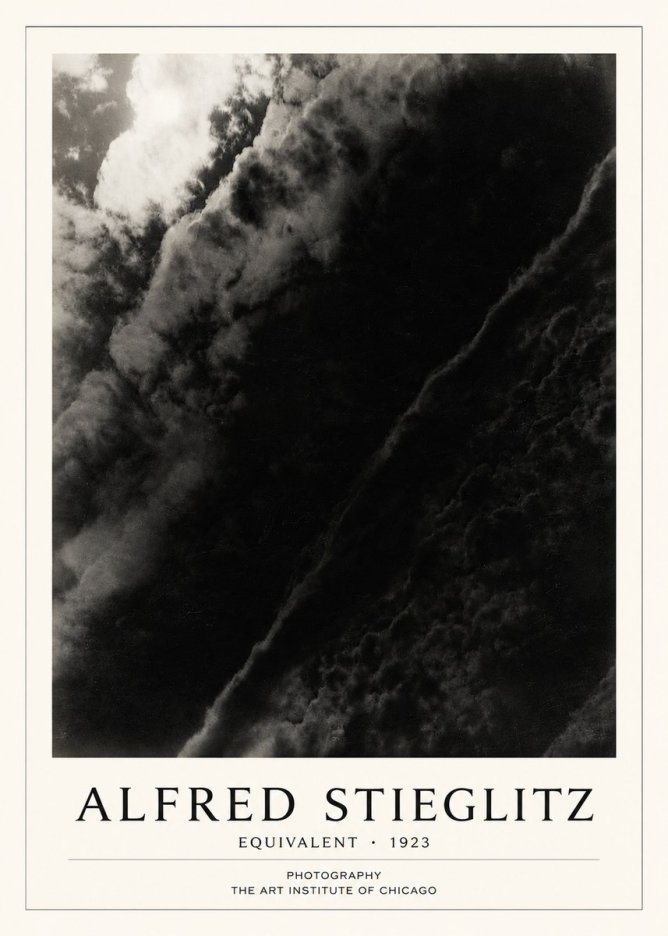 Alfred Stieglitz Equivalent III No3 - Póster