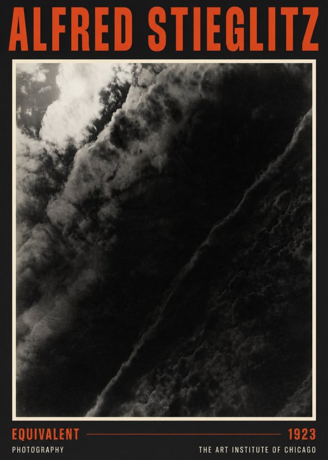 Alfred Stieglitz Equivalent III No4 - Póster
