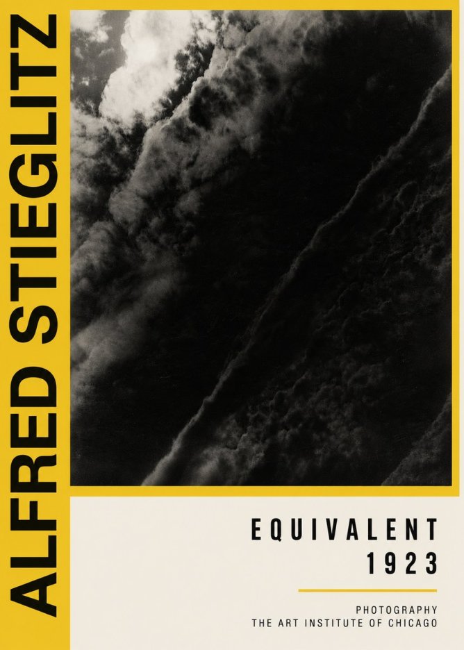 Alfred Stieglitz Equivalent III No5 - Póster