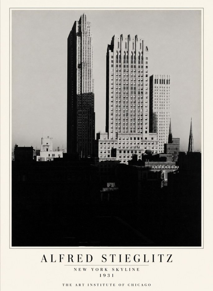 Alfred Stieglitz New York Skyline No1 - Póster