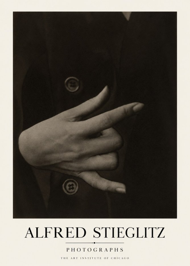 Alfred Stieglitz Hands No1 - Póster
