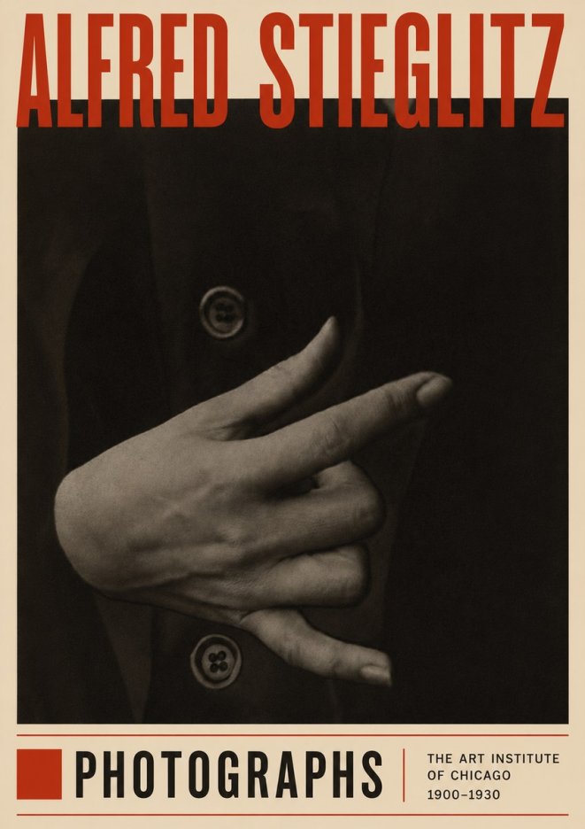 Alfred Stieglitz Hands No4 - Póster