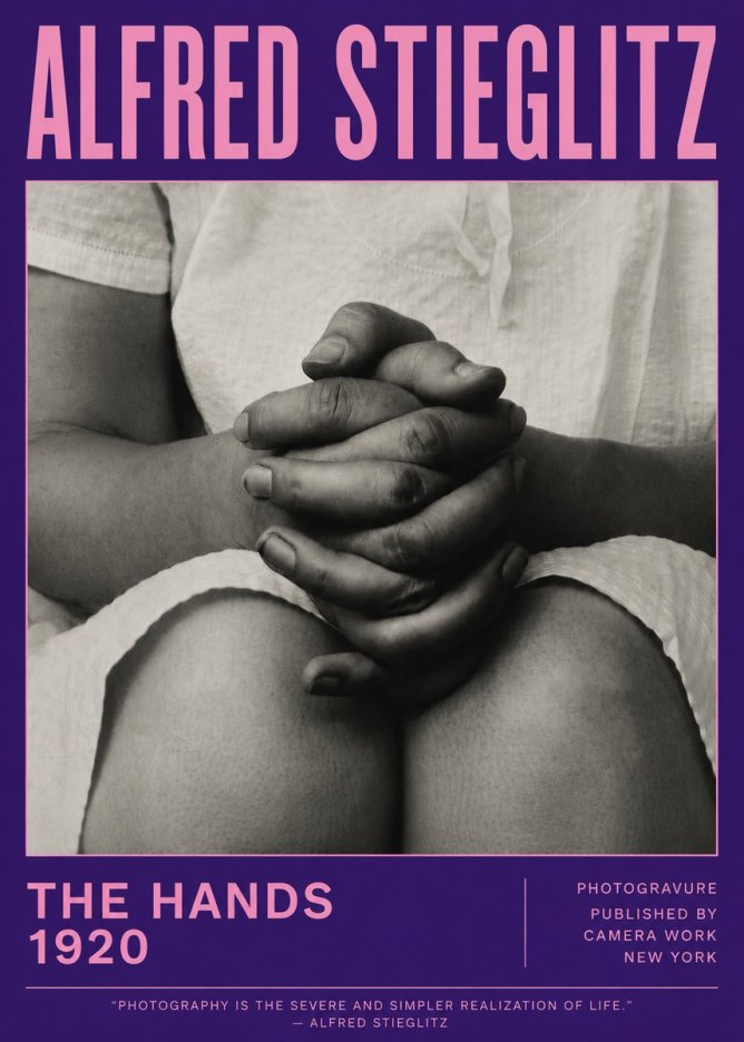Alfred Stieglitz The Hands No6 - Póster