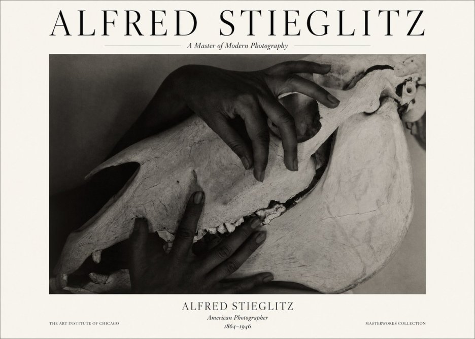 Alfred Stieglitz Georgia O'keeffe - Hands and Skull No1 - Póster