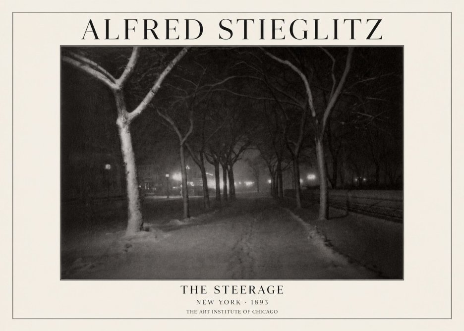 Alfred Stieglitz Winter—fifth Avenue, New York No4 - Póster