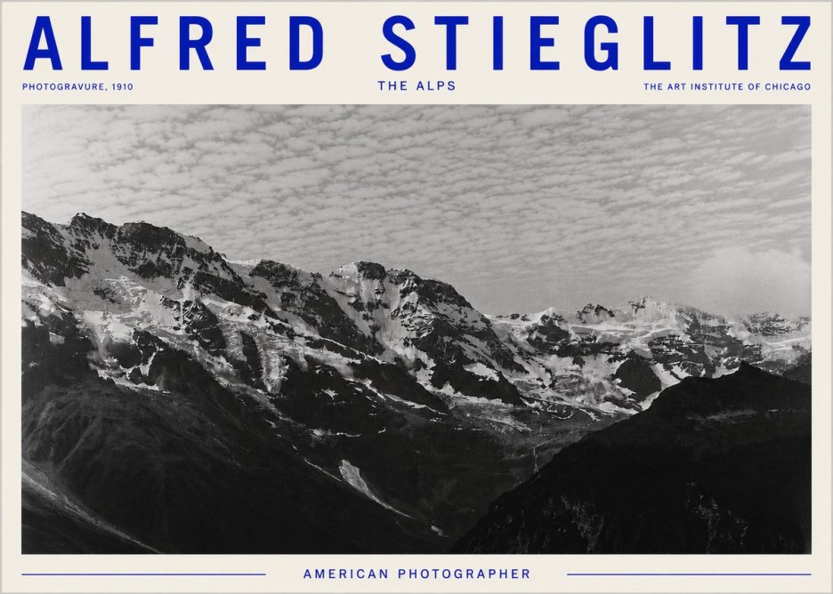 Alfred Stieglitz The Alps No5 - Póster