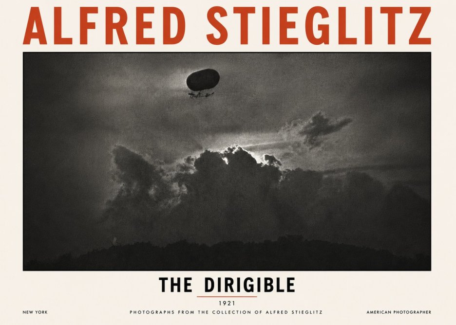 Alfred Stieglitz The Dirigible No6 - Póster