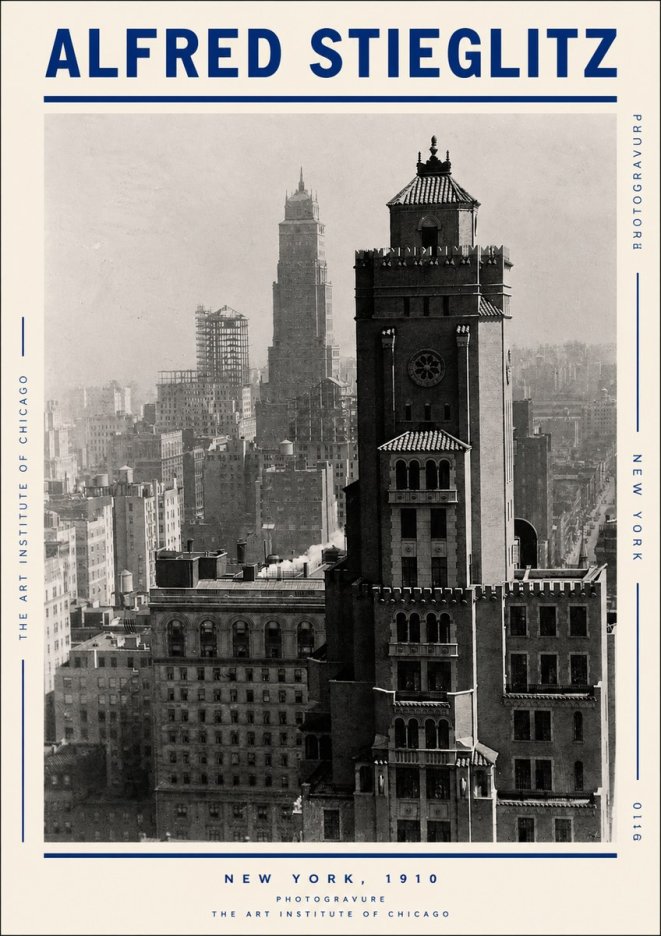 Alfred Stieglitz New York No3 - Póster