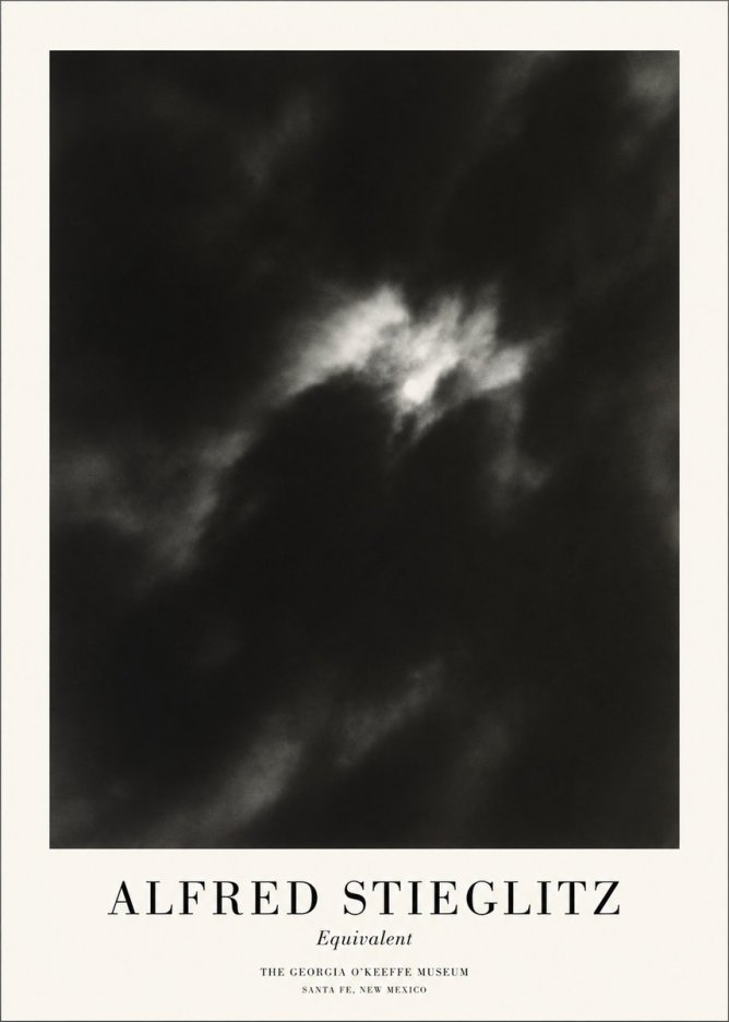 Alfred Stieglitz Equivalent IV No1 - Póster