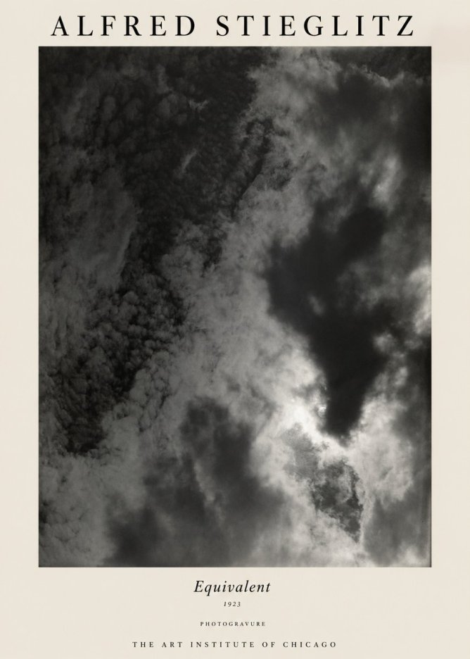 Alfred Stieglitz Equivalent V No1 - Póster