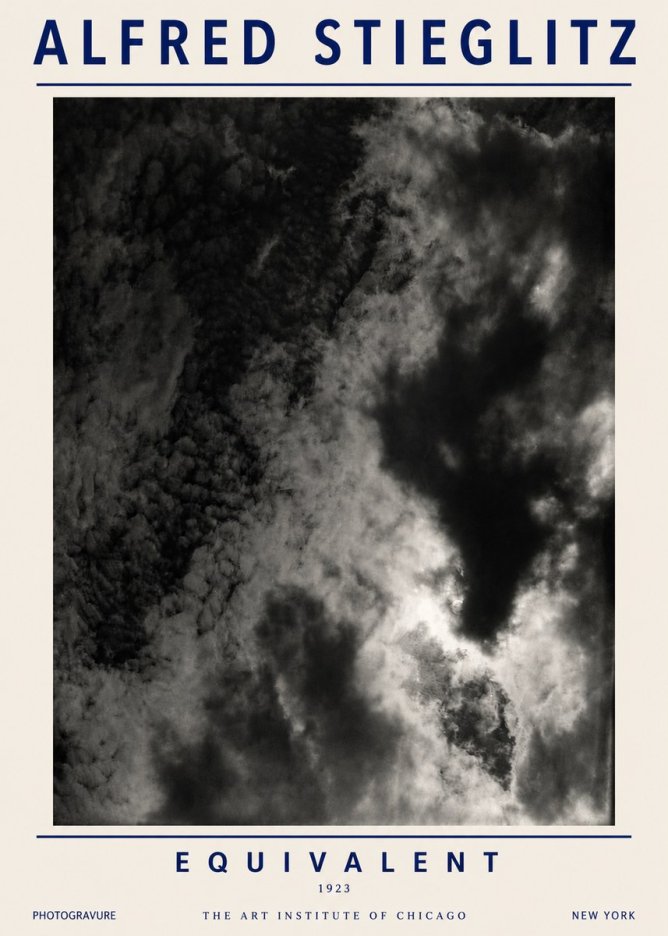 Alfred Stieglitz Equivalent V No3 - Póster