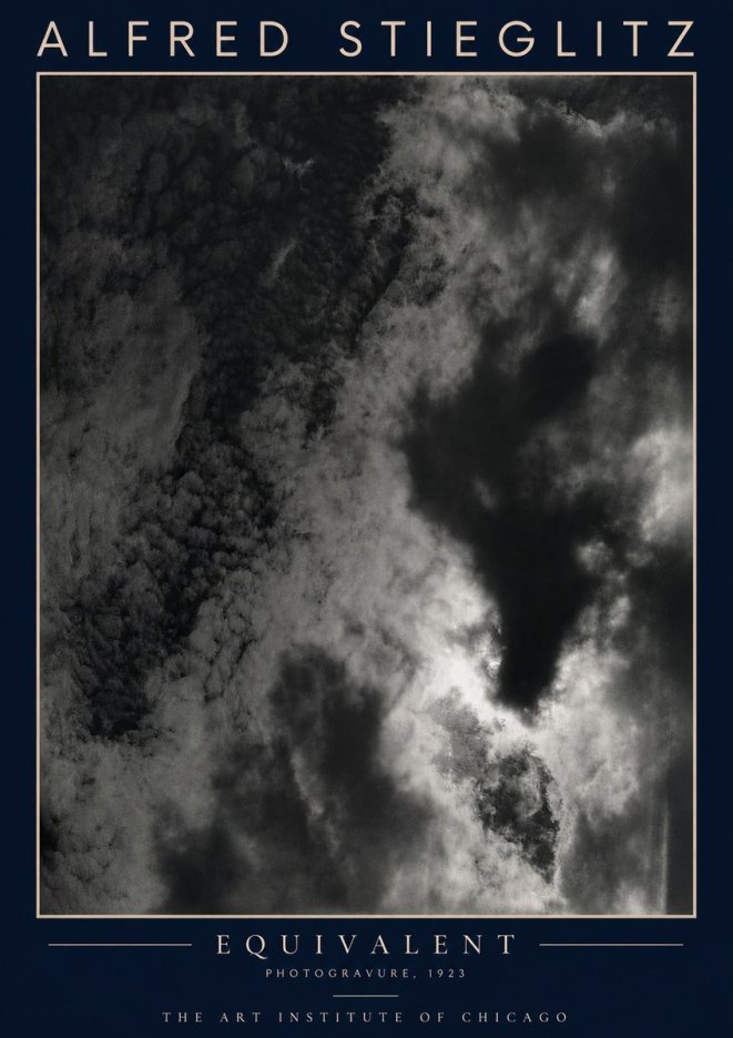 Alfred Stieglitz Equivalent V No4 - Póster