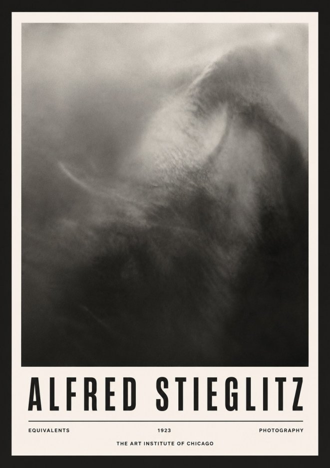 Alfred Stieglitz Equivalents III No4 - Póster