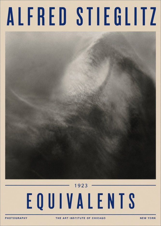 Alfred Stieglitz Equivalents III No5 - Póster