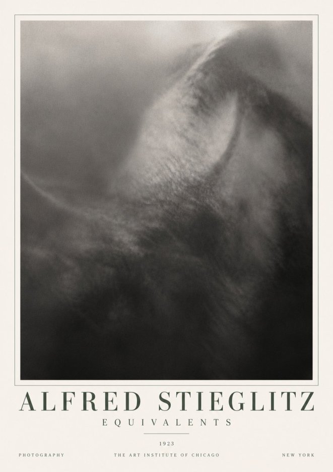 Alfred Stieglitz Equivalents III No6 - Póster