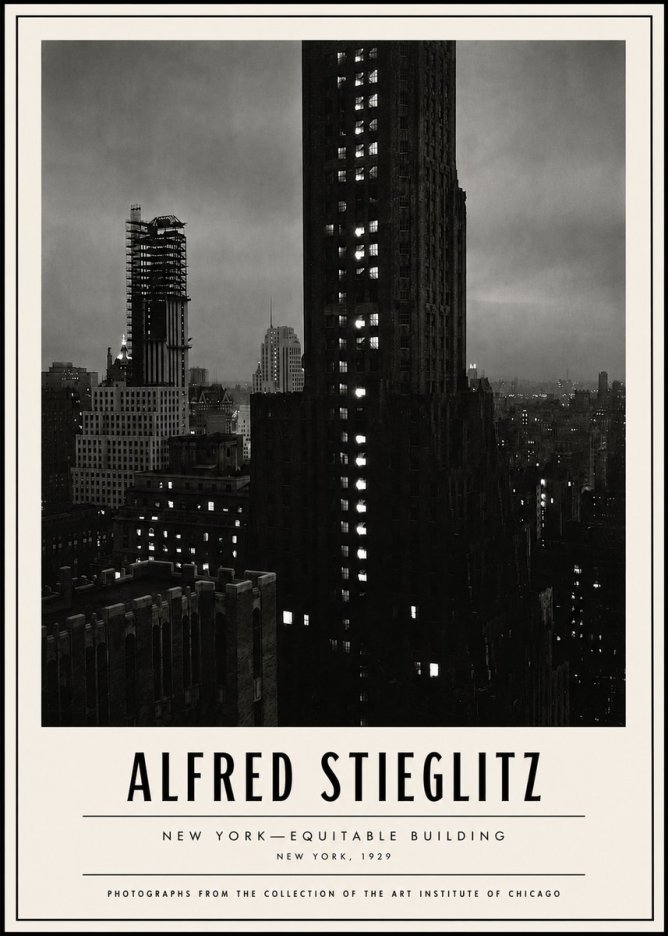 Alfred Stieglitz New York—equitable Building No3 - Póster