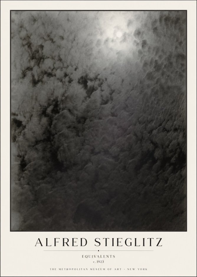 Alfred Stieglitz Equivalents IV No1 - Póster