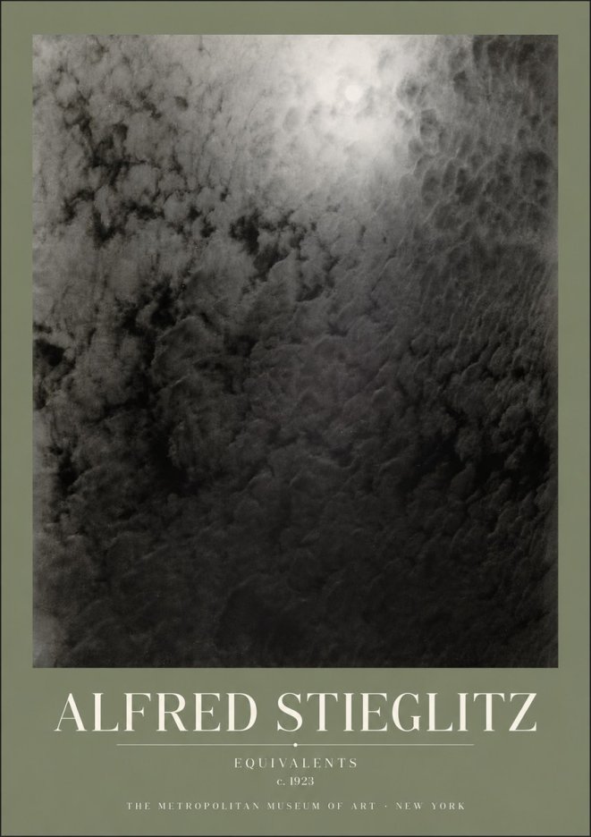 Alfred Stieglitz Equivalents IV No3 - Póster