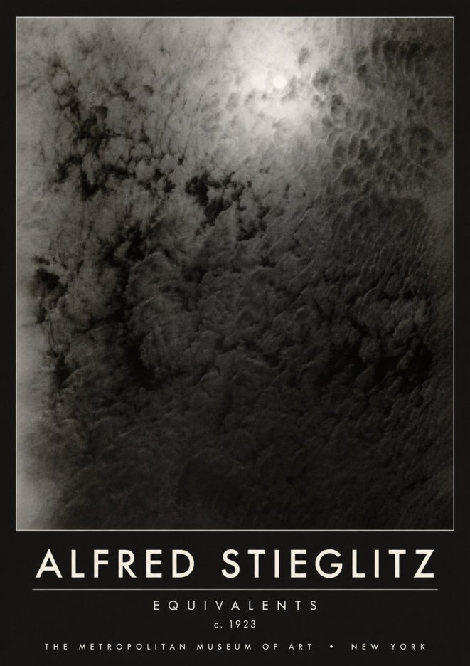 Alfred Stieglitz Equivalents IV No6 - Póster