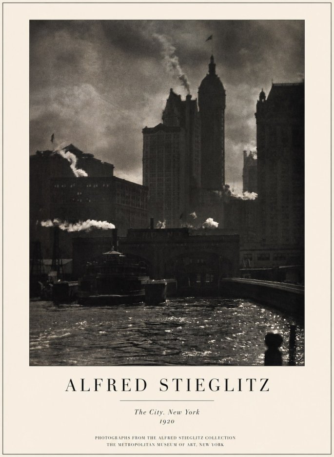 Alfred Stieglitz The City. New York No1 - Póster