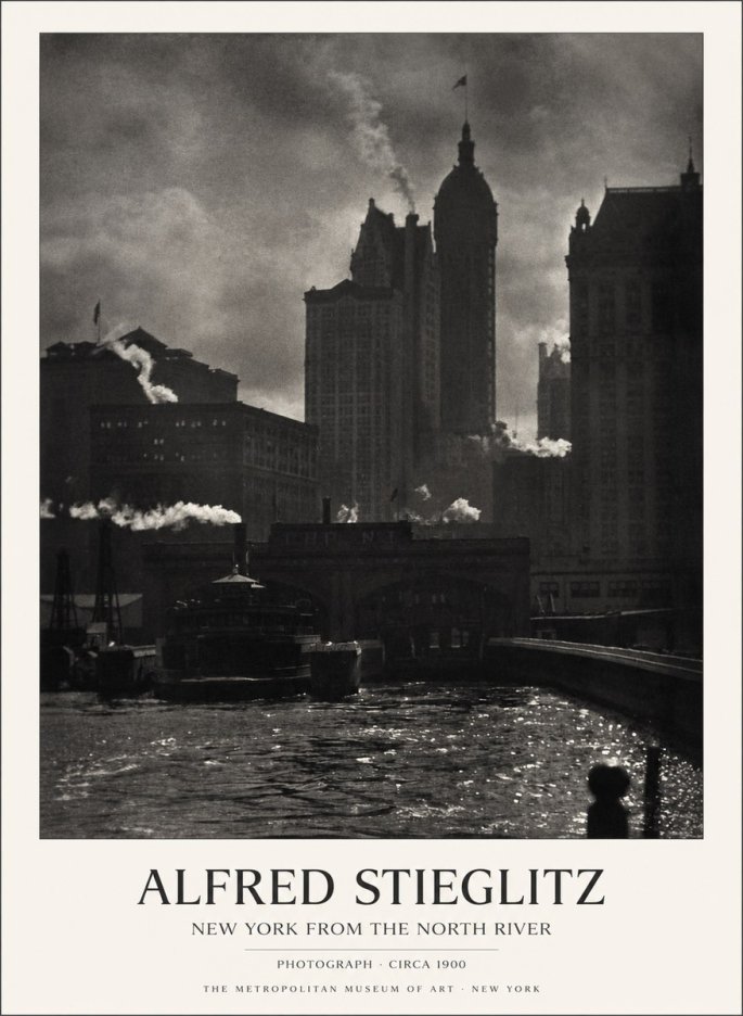 Alfred Stieglitz The City. New York No4 - Póster