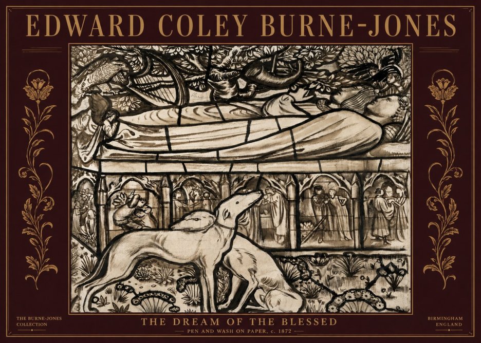 Edward Burne-Jones The Dream of the Blessed No5 - Póster