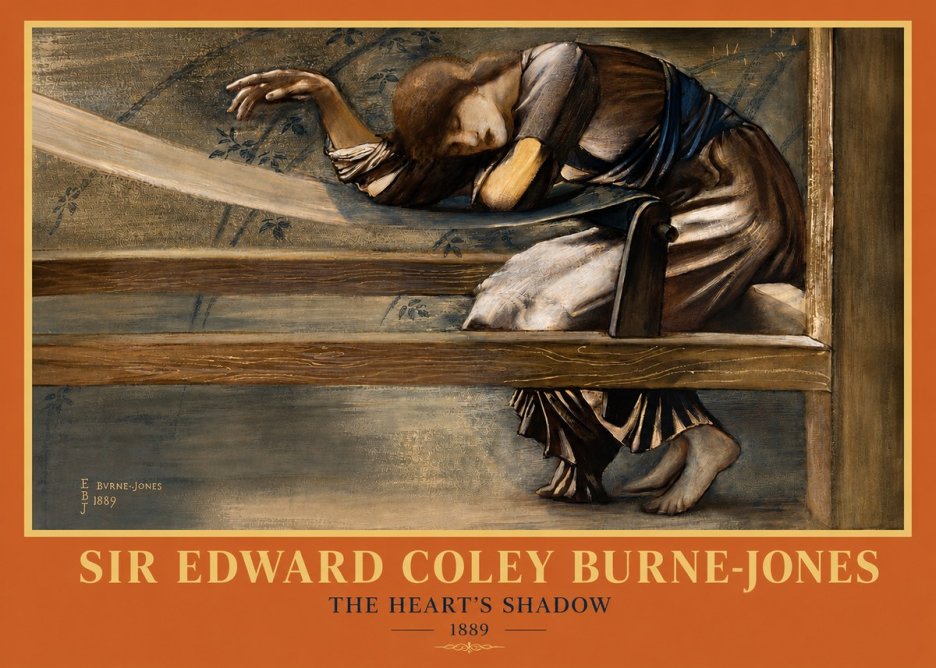 Edward Burne-Jones The Heart's Shadow No3 - Póster