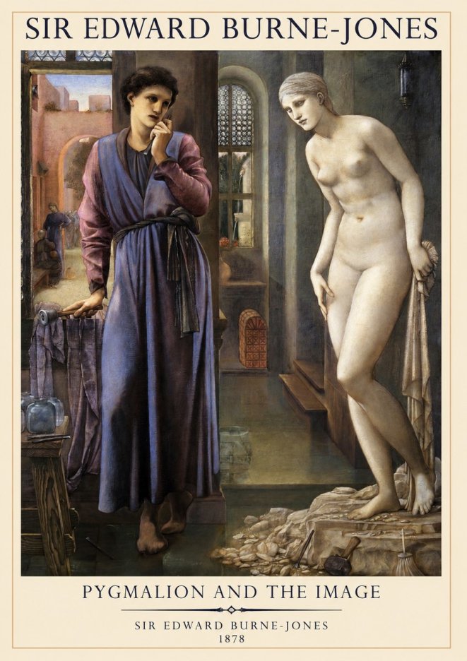 Edward Burne-Jones Pygmalion and the Image No1 - Póster
