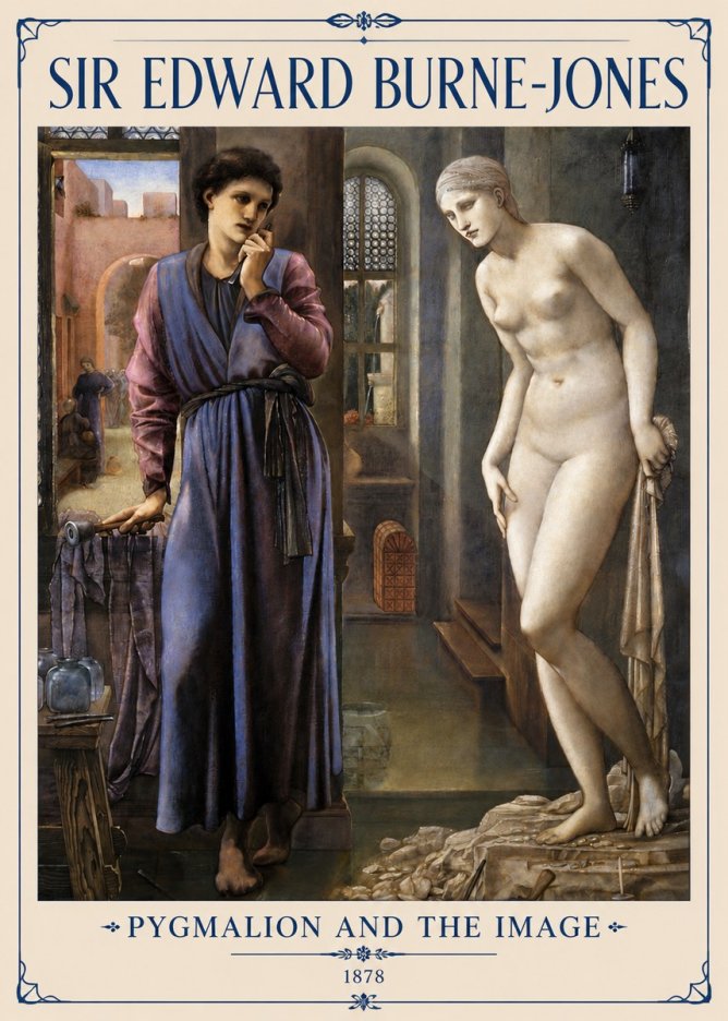 Edward Burne-Jones Pygmalion and the Image No6 - Póster