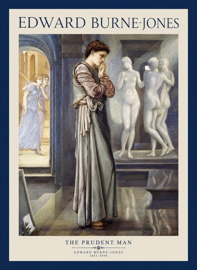 Edward Burne-Jones The Prudent Man No1 - Póster
