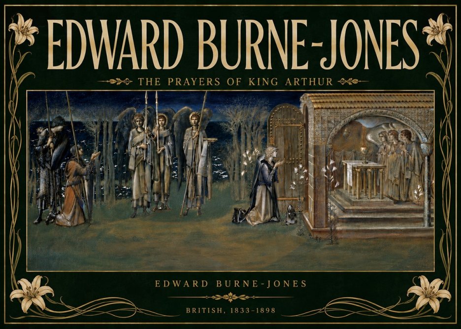 Edward Burne-Jones The Prayers of King Arthur No6 - Póster