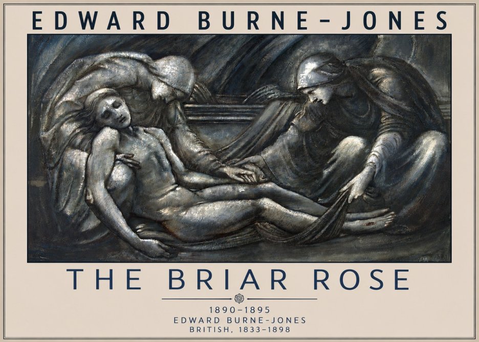 Edward Burne-Jones The Briar Rose No3 - Póster