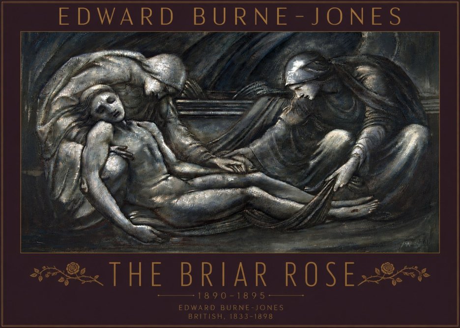 Edward Burne-Jones The Briar Rose No5 - Póster